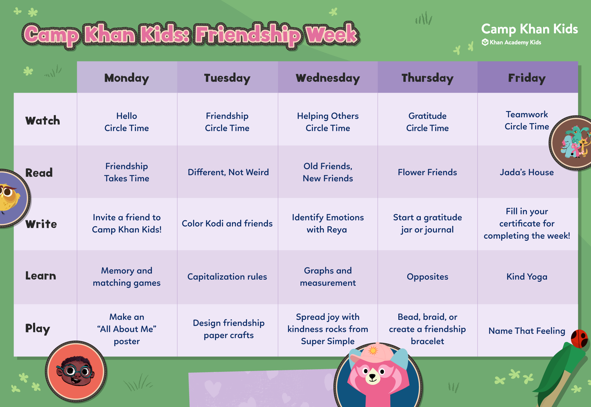 CampKhanKids_FriendshipWeekSchedule2025.png