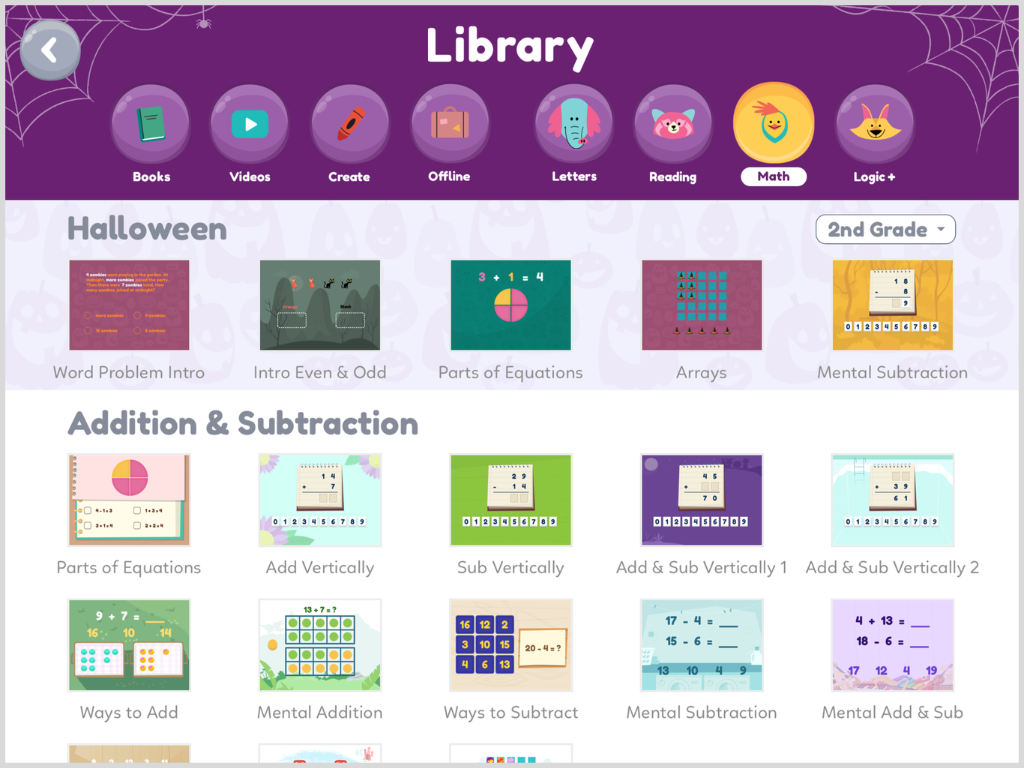 Halloween learning fun with Khan Academy Kids Khan Academy